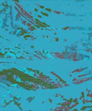 Grunge çağdaş sanat. El sanat yapılmış. renkli doku. Modern sanat. Yağlı boya darbeleri. Darbeleri. Sanatsal arka plan. Soyut resim tuval üzerine.