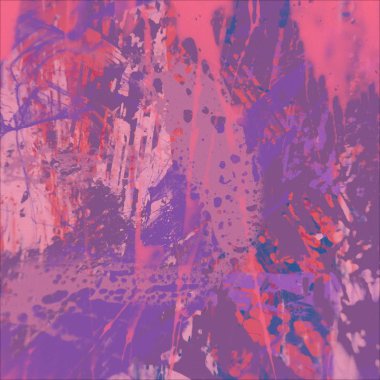 Grunge çağdaş sanat. El sanat yapılmış. renkli doku. Modern sanat. Yağlı boya darbeleri. Darbeleri. Sanatsal arka plan. Soyut resim tuval üzerine.