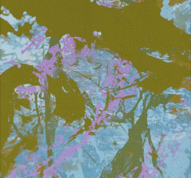 Grunge çağdaş sanat. El sanat yapılmış. renkli doku. Modern sanat. Yağlı boya darbeleri. Darbeleri. Sanatsal arka plan. Soyut resim tuval üzerine.