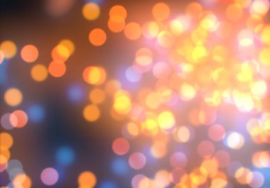 Bokeh ve parlak ışıklar arka plan. Doğal bokeh ve parlak ışıklar Vintage Magic arka plan ile renk Festival arka plan