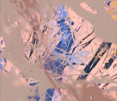 Grunge çağdaş sanat. El sanat yapılmış. renkli doku. Modern sanat. Yağlı boya darbeleri. Darbeleri. Sanatsal arka plan. Soyut resim tuval üzerine.