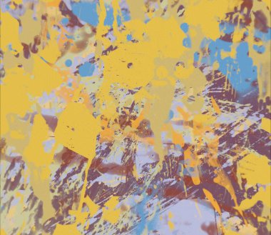 Grunge çağdaş sanat. El sanat yapılmış. renkli doku. Modern sanat. Yağlı boya darbeleri. Darbeleri. Sanatsal arka plan. Soyut resim tuval üzerine.