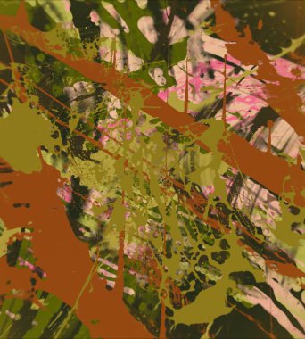 Grunge çağdaş sanat. El sanat yapılmış. renkli doku. Modern sanat. Yağlı boya darbeleri. Darbeleri. Sanatsal arka plan. Soyut resim tuval üzerine.