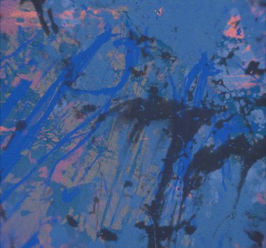 Grunge çağdaş sanat. El sanat yapılmış. renkli doku. Modern sanat. Yağlı boya darbeleri. Darbeleri. Sanatsal arka plan. Soyut resim tuval üzerine.