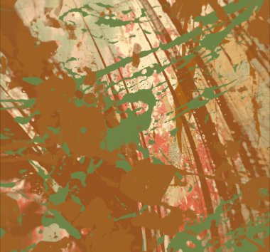 Grunge çağdaş sanat. El sanat yapılmış. renkli doku. Modern sanat. Yağlı boya darbeleri. Darbeleri. Sanatsal arka plan. Soyut resim tuval üzerine.