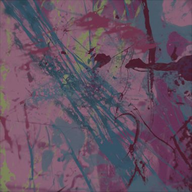 Grunge çağdaş sanat. El sanat yapılmış. renkli doku. Modern sanat. Yağlı boya darbeleri. Darbeleri. Sanatsal arka plan. Soyut resim tuval üzerine.