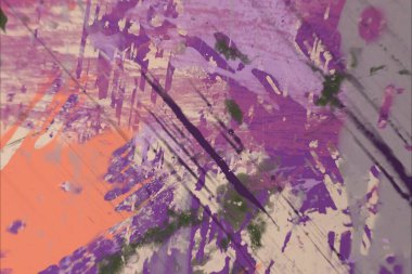 Grunge çağdaş sanat. El sanat yapılmış. renkli doku. Modern sanat. Yağlı boya darbeleri. Darbeleri. Sanatsal arka plan. Soyut resim tuval üzerine.