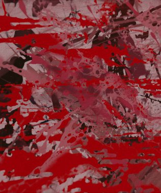 Grunge çağdaş sanat. El sanat yapılmış. renkli doku. Modern sanat. Yağlı boya darbeleri. Darbeleri. Sanatsal arka plan. Soyut resim tuval üzerine.