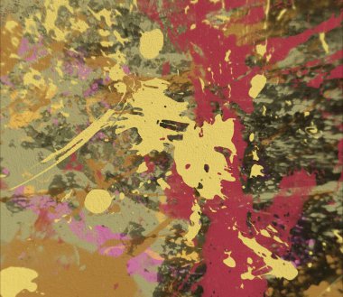 Grunge çağdaş sanat. El sanat yapılmış. renkli doku. Modern sanat. Yağlı boya darbeleri. Darbeleri. Sanatsal arka plan. Soyut resim tuval üzerine.