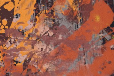Grunge çağdaş sanat. El sanat yapılmış. renkli doku. Modern sanat. Yağlı boya darbeleri. Darbeleri. Sanatsal arka plan. Soyut resim tuval üzerine.