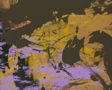 Grunge çağdaş sanat. El sanat yapılmış. renkli doku. Modern sanat. Yağlı boya darbeleri. Darbeleri. Sanatsal arka plan. Soyut resim tuval üzerine.