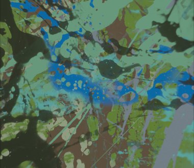 Grunge çağdaş sanat. El sanat yapılmış. renkli doku. Modern sanat. Yağlı boya darbeleri. Darbeleri. Sanatsal arka plan. Soyut resim tuval üzerine.