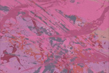 Grunge çağdaş sanat. El sanat yapılmış. renkli doku. Modern sanat. Yağlı boya darbeleri. Darbeleri. Sanatsal arka plan. Soyut resim tuval üzerine.