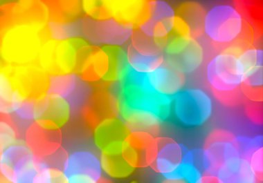Bokeh ve parlak ışıklar arka plan. Doğal bokeh ve parlak ışıklar Vintage Magic arka plan ile renk Festival arka plan