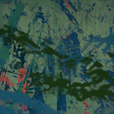Grunge çağdaş sanat. El sanat yapılmış. renkli doku. Modern sanat. Yağlı boya darbeleri. Darbeleri. Sanatsal arka plan. Soyut resim tuval üzerine.