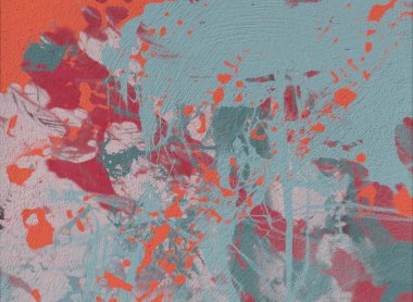 Grunge çağdaş sanat. El sanat yapılmış. renkli doku. Modern sanat. Yağlı boya darbeleri. Darbeleri. Sanatsal arka plan. Soyut resim tuval üzerine.