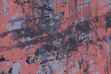 Grunge çağdaş sanat. El sanat yapılmış. renkli doku. Modern sanat. Yağlı boya darbeleri. Darbeleri. Sanatsal arka plan. Soyut resim tuval üzerine.