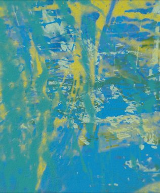 Grunge çağdaş sanat. El sanat yapılmış. renkli doku. Modern sanat. Yağlı boya darbeleri. Darbeleri. Sanatsal arka plan. Soyut resim tuval üzerine.