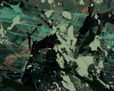 Grunge çağdaş sanat. El sanat yapılmış. renkli doku. Modern sanat. Yağlı boya darbeleri. Darbeleri. Sanatsal arka plan. Soyut resim tuval üzerine.