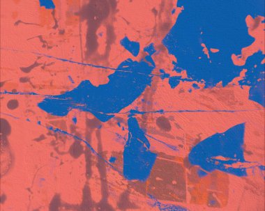 Grunge çağdaş sanat. El sanat yapılmış. renkli doku. Modern sanat. Yağlı boya darbeleri. Darbeleri. Sanatsal arka plan. Soyut resim tuval üzerine.