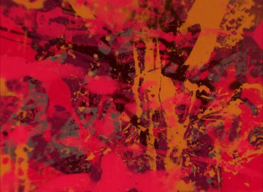 Grunge çağdaş sanat. El sanat yapılmış. renkli doku. Modern sanat. Yağlı boya darbeleri. Darbeleri. Sanatsal arka plan. Soyut resim tuval üzerine.