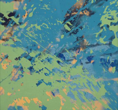 Grunge çağdaş sanat. El sanat yapılmış. renkli doku. Modern sanat. Yağlı boya darbeleri. Darbeleri. Sanatsal arka plan. Soyut resim tuval üzerine.
