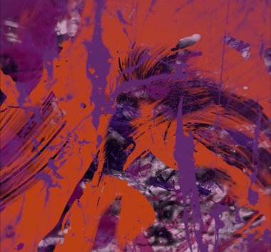 Grunge çağdaş sanat. El sanat yapılmış. renkli doku. Modern sanat. Yağlı boya darbeleri. Darbeleri. Sanatsal arka plan. Soyut resim tuval üzerine.