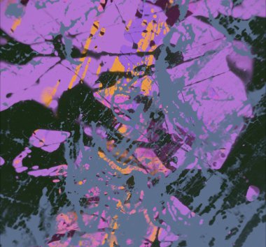 Grunge çağdaş sanat. El sanat yapılmış. renkli doku. Modern sanat. Yağlı boya darbeleri. Darbeleri. Sanatsal arka plan. Soyut resim tuval üzerine.