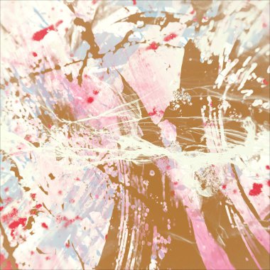 Grunge çağdaş sanat. El sanat yapılmış. renkli doku. Modern sanat. Yağlı boya darbeleri. Darbeleri. Sanatsal arka plan. Soyut resim tuval üzerine.