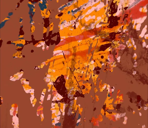 Grunge çağdaş sanat. El sanat yapılmış. renkli doku. Modern sanat. Yağlı boya darbeleri. Darbeleri. Sanatsal arka plan. Soyut resim tuval üzerine.