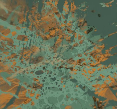 Grunge çağdaş sanat. El sanat yapılmış. renkli doku. Modern sanat. Yağlı boya darbeleri. Darbeleri. Sanatsal arka plan. Soyut resim tuval üzerine.