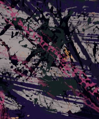 Grunge çağdaş sanat. El sanat yapılmış. renkli doku. Modern sanat. Yağlı boya darbeleri. Darbeleri. Sanatsal arka plan. Soyut resim tuval üzerine.