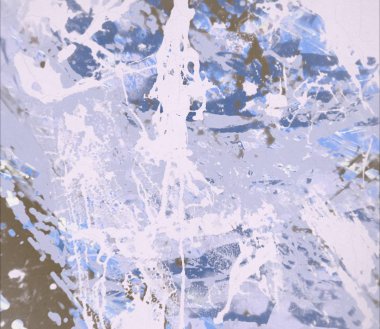 Grunge çağdaş sanat. El sanat yapılmış. renkli doku. Modern sanat. Yağlı boya darbeleri. Darbeleri. Sanatsal arka plan. Soyut resim tuval üzerine.