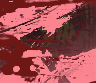 Grunge çağdaş sanat. El sanat yapılmış. renkli doku. Modern sanat. Yağlı boya darbeleri. Darbeleri. Sanatsal arka plan. Soyut resim tuval üzerine.