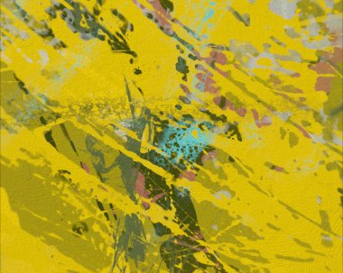 Grunge çağdaş sanat. El sanat yapılmış. renkli doku. Modern sanat. Yağlı boya darbeleri. Darbeleri. Sanatsal arka plan. Soyut resim tuval üzerine.