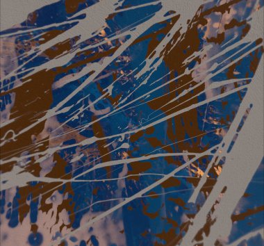 Grunge çağdaş sanat. El sanat yapılmış. renkli doku. Modern sanat. Yağlı boya darbeleri. Darbeleri. Sanatsal arka plan. Soyut resim tuval üzerine.