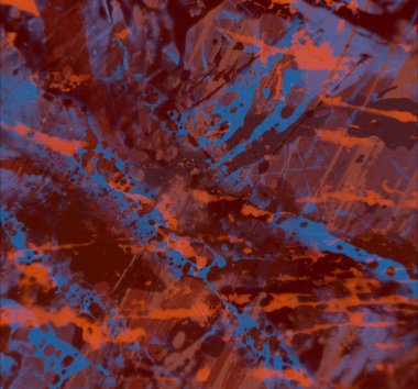 Grunge çağdaş sanat. El sanat yapılmış. renkli doku. Modern sanat. Yağlı boya darbeleri. Darbeleri. Sanatsal arka plan. Soyut resim tuval üzerine.