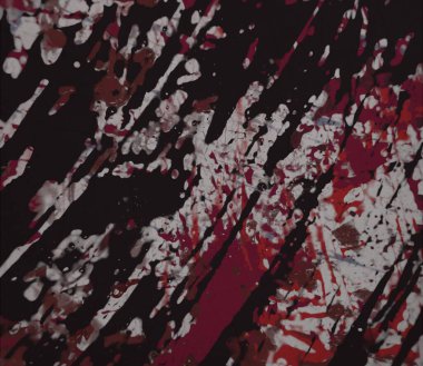 Grunge çağdaş sanat. El sanat yapılmış. renkli doku. Modern sanat. Yağlı boya darbeleri. Darbeleri. Sanatsal arka plan. Soyut resim tuval üzerine.