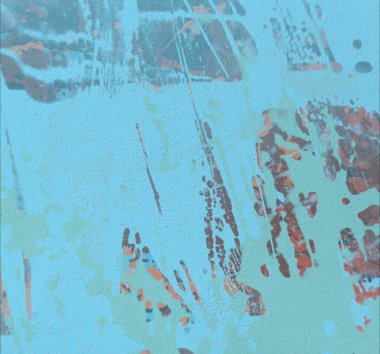 Grunge çağdaş sanat. El sanat yapılmış. renkli doku. Modern sanat. Yağlı boya darbeleri. Darbeleri. Sanatsal arka plan. Soyut resim tuval üzerine.