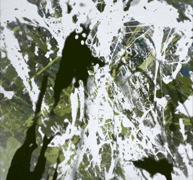 Grunge çağdaş sanat. El sanat yapılmış. renkli doku. Modern sanat. Yağlı boya darbeleri. Darbeleri. Sanatsal arka plan. Soyut resim tuval üzerine.