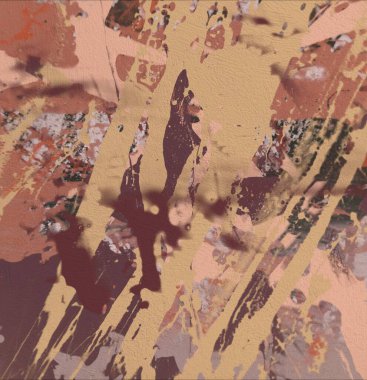 Grunge çağdaş sanat. El sanat yapılmış. renkli doku. Modern sanat. Yağlı boya darbeleri. Darbeleri. Sanatsal arka plan. Soyut resim tuval üzerine.