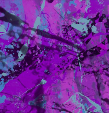 Grunge çağdaş sanat. El sanat yapılmış. renkli doku. Modern sanat. Yağlı boya darbeleri. Darbeleri. Sanatsal arka plan. Soyut resim tuval üzerine.