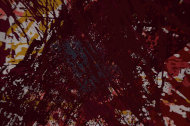 Grunge çağdaş sanat. El sanat yapılmış. renkli doku. Modern sanat. Yağlı boya darbeleri. Darbeleri. Sanatsal arka plan. Soyut resim tuval üzerine.
