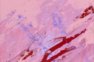 Grunge çağdaş sanat. El sanat yapılmış. renkli doku. Modern sanat. Yağlı boya darbeleri. Darbeleri. Sanatsal arka plan. Soyut resim tuval üzerine.