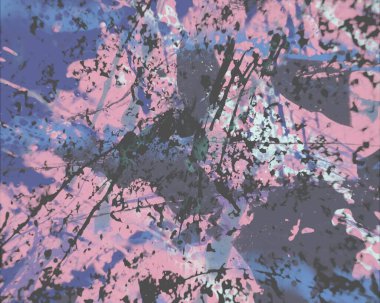 Grunge çağdaş sanat. El sanat yapılmış. renkli doku. Modern sanat. Yağlı boya darbeleri. Darbeleri. Sanatsal arka plan. Soyut resim tuval üzerine.