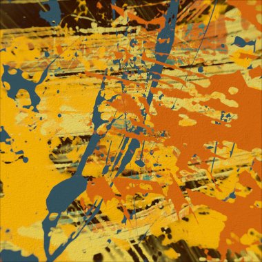 Grunge çağdaş sanat. El sanat yapılmış. renkli doku. Modern sanat. Yağlı boya darbeleri. Darbeleri. Sanatsal arka plan. Soyut resim tuval üzerine.