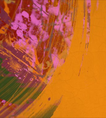 Grunge çağdaş sanat. El sanat yapılmış. renkli doku. Modern sanat. Yağlı boya darbeleri. Darbeleri. Sanatsal arka plan. Soyut resim tuval üzerine.