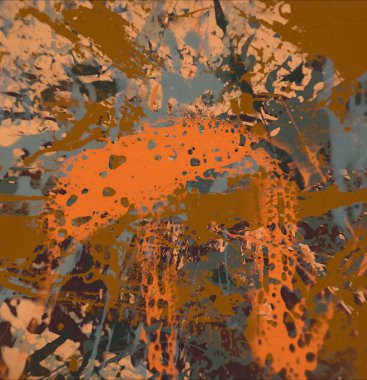 Grunge çağdaş sanat. El sanat yapılmış. renkli doku. Modern sanat. Yağlı boya darbeleri. Darbeleri. Sanatsal arka plan. Soyut resim tuval üzerine.