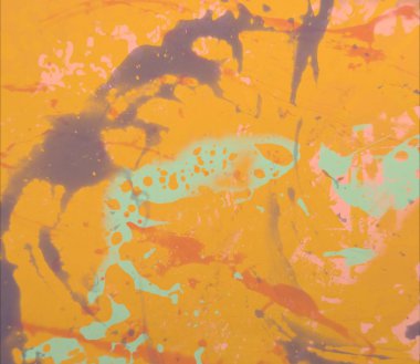Grunge çağdaş sanat. El sanat yapılmış. renkli doku. Modern sanat. Yağlı boya darbeleri. Darbeleri. Sanatsal arka plan. Soyut resim tuval üzerine.