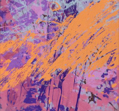 Grunge çağdaş sanat. El sanat yapılmış. renkli doku. Modern sanat. Yağlı boya darbeleri. Darbeleri. Sanatsal arka plan. Soyut resim tuval üzerine.